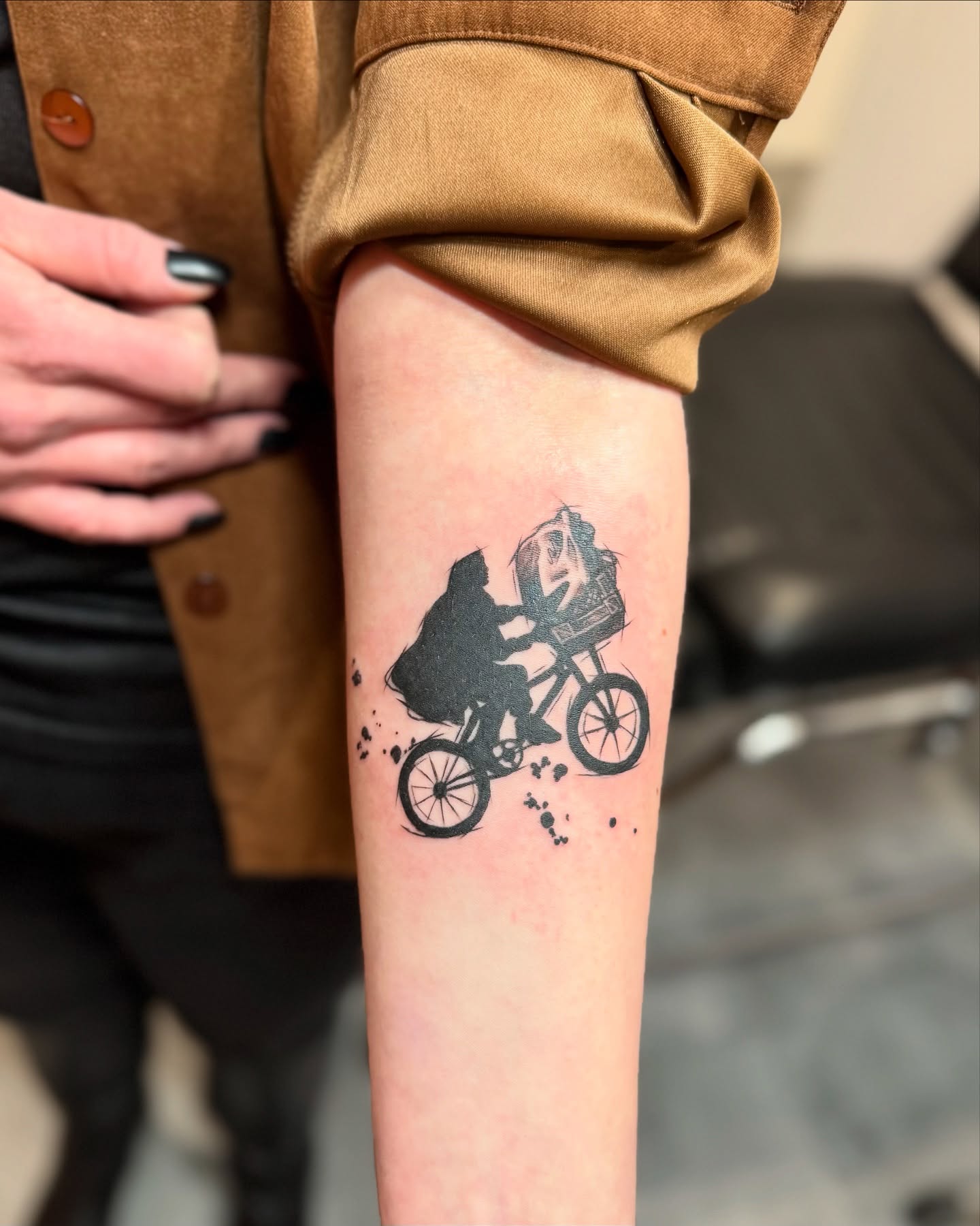 Tatuaż black and grey — E.T.