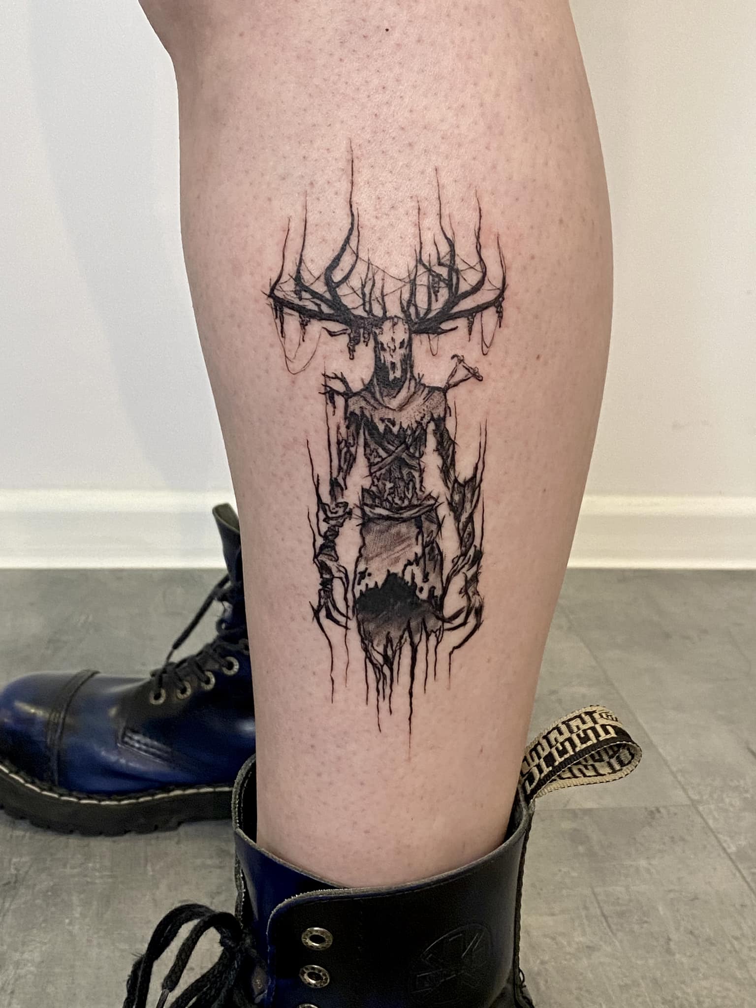 Tatuaż black and grey — Leszy